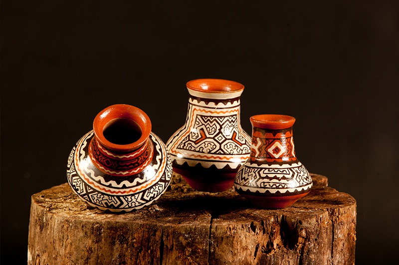 Traditional craftsmanship in the Peruvian jungle