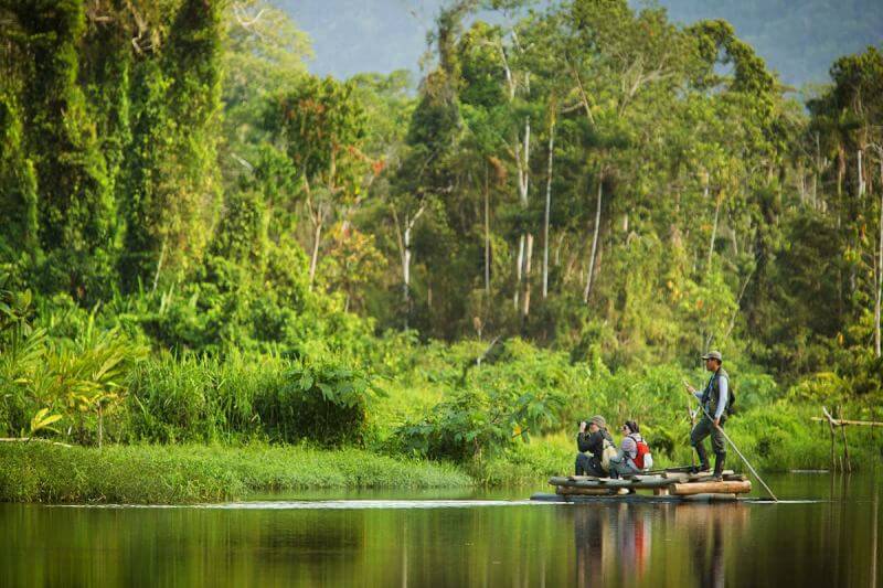 on the Manu River