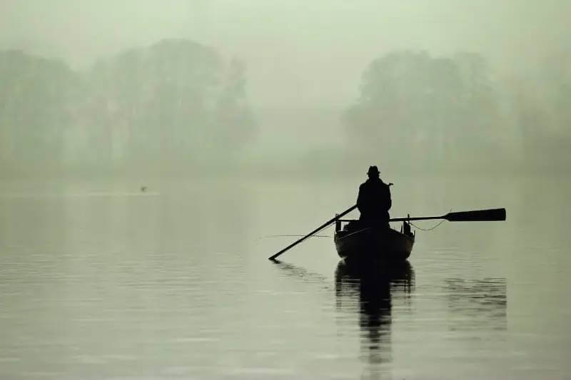 fishing in Manu River